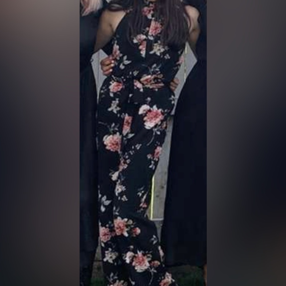 Flower patterned jumper